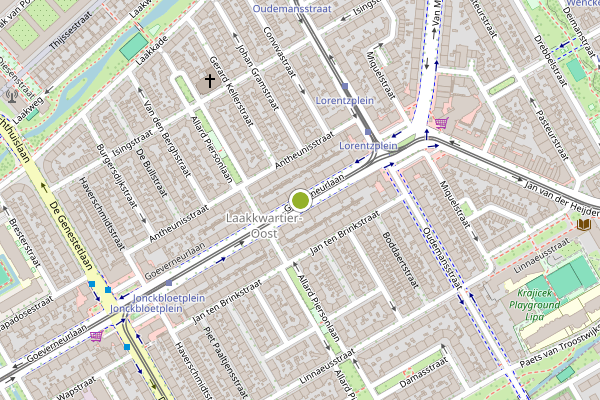 Ambulance-melding op Goeverneurlaan, Den Haag op 28 juni, kaart-overzicht