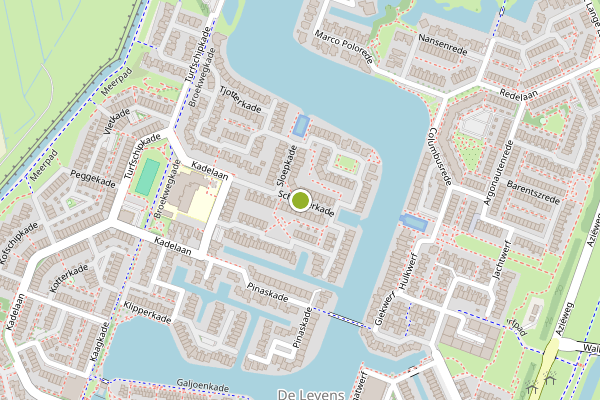 Ambulance-melding op Schoenerkade, Zoetermeer op 28 juni, kaart-overzicht