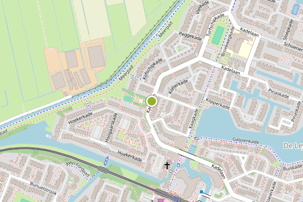 Ambulance-melding op Kadelaan, Zoetermeer op 27 juni, kaart-overzicht