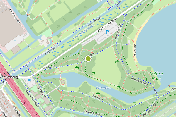Ambulance-melding op Overtoom, Delft op 27 juni, kaart-overzicht