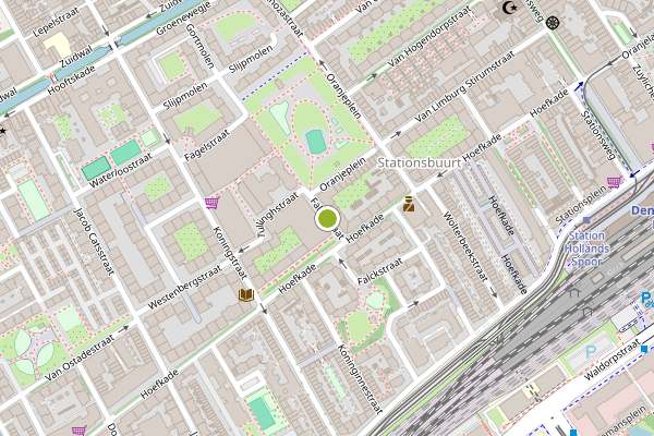 Ambulance-melding op Falckstraat, Den Haag op 28 juni, kaart-overzicht
