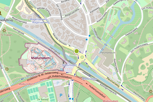 Ambulance-melding op Nieuwe Parklaan, Den Haag op 28 juni, kaart-overzicht