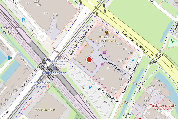 Brandweer-melding op Simon Carmiggelthof, Den Haag op 28 juni, kaart-overzicht