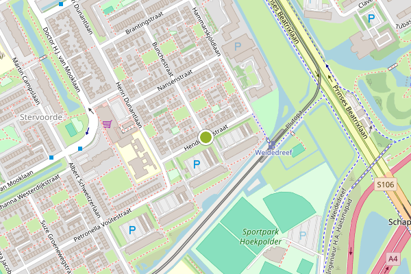 Ambulance-melding op Hendersonstraat, Rijswijk op 6 mei, kaart-overzicht