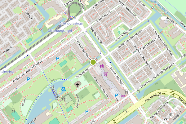 Ambulance-melding op Prins Frederiklaan, Leidschendam op 6 mei, kaart-overzicht