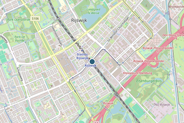 Politie-melding op Rijswijk op 28 juni, kaart-overzicht