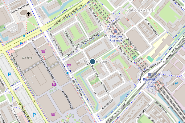 Politie-melding op Henri ter Hallsingel, Rijswijk op 28 juni, kaart-overzicht