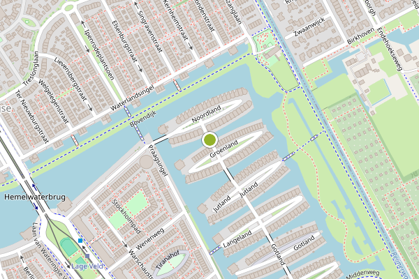 Ambulance-melding op Noordland, Den Haag op 28 juni, kaart-overzicht