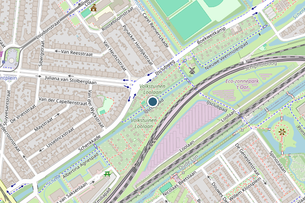 Politie-melding op IJsclubpad, Den Haag op 28 juni, kaart-overzicht