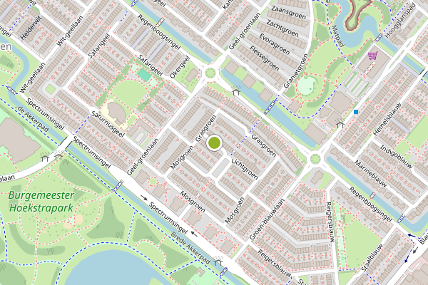 Ambulance-melding op Lichtgroen, Zoetermeer op 28 juni, kaart-overzicht