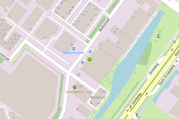 Ambulance-melding op Wattstraat, Zoetermeer op 28 juni, kaart-overzicht