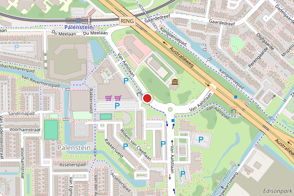 Brandweer-melding op Johanna van Cuilenburgstraat, Zoetermeer op 28 juni, kaart-overzicht