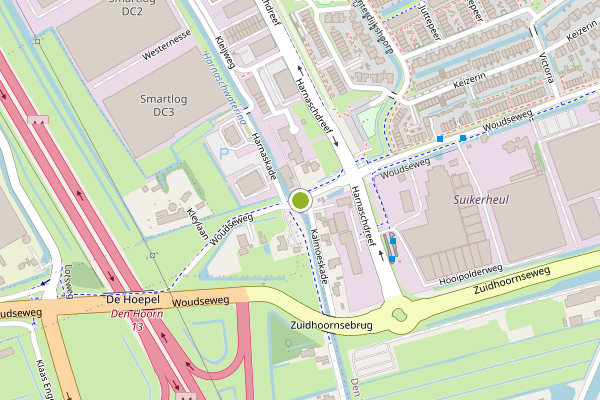 Ambulance-melding op Woudseweg, Den Hoorn ZH op 6 mei, kaart-overzicht