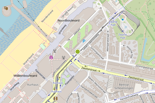 Ambulance-melding op Gevers Deynootweg, Den Haag op 28 juni, kaart-overzicht