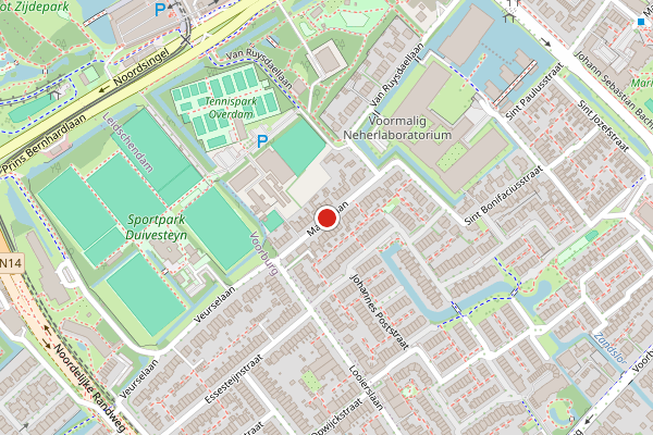Brandweer-melding op Mauvelaan, Leidschendam op 29 juni, kaart-overzicht