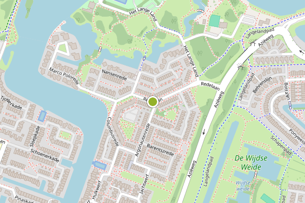 Ambulance-melding op Redelaan, Zoetermeer op 29 juni, kaart-overzicht