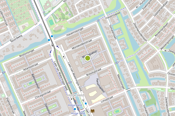 Ambulance-melding op Managuahof, Den Haag op 29 juni, kaart-overzicht