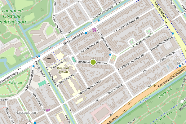 Ambulance-melding op Johannes Bildersstraat, Den Haag op 29 juni, kaart-overzicht