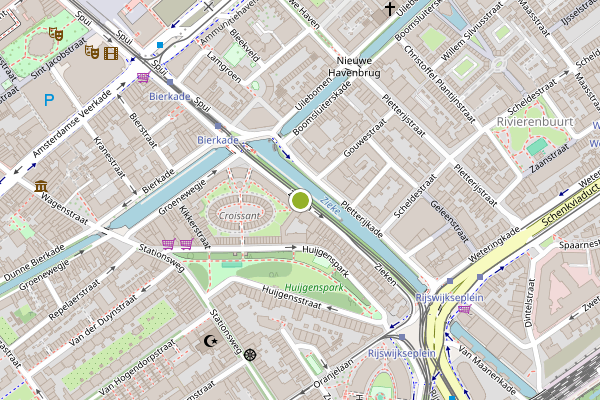 Ambulance-melding op Zieken, Den Haag op 6 mei, kaart-overzicht