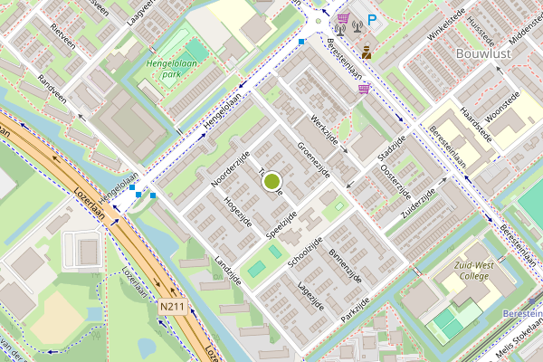 Ambulance-melding op Tuinzijde, Den Haag op 6 mei, kaart-overzicht