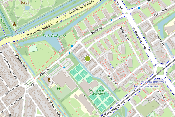 Ambulance-melding op Haverkamp, Den Haag op 6 mei, kaart-overzicht