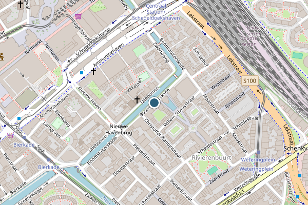 Politie-melding op Boomsluiterskade, Den Haag op 29 juni, kaart-overzicht