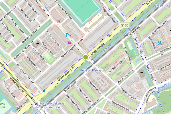 Ambulance-melding op Betje Wolffstraat, Den Haag op 29 juni, kaart-overzicht
