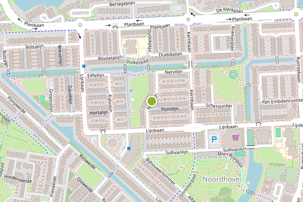 Ambulance-melding op Nervilijn, Zoetermeer op 29 juni, kaart-overzicht