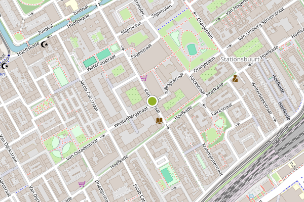 Ambulance-melding op Koningstraat, Den Haag op 29 juni, kaart-overzicht