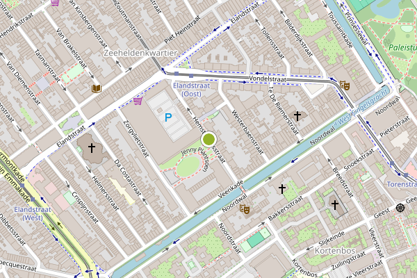 Ambulance-melding op Hemsterhuisstraat, Den Haag op 30 juni, kaart-overzicht