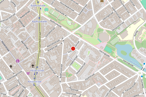 Brandweer-melding op Stuurmanstraat, Den Haag op 30 juni, kaart-overzicht
