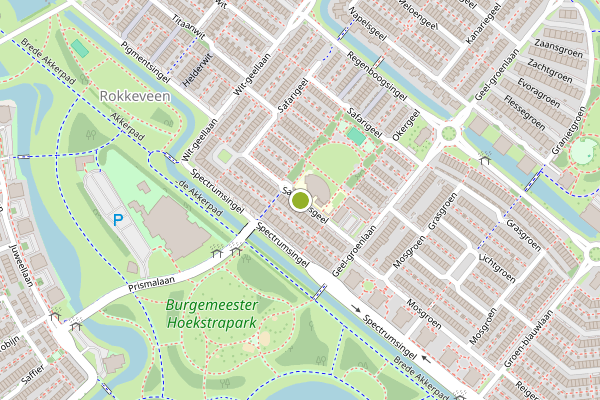 Ambulance-melding op Saturnusgeel, Zoetermeer op 29 juni, kaart-overzicht