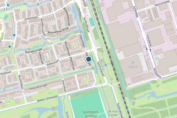 Politie-melding op Haviksingel, Delft op 29 juni, kaart-overzicht