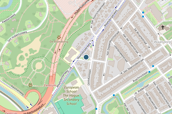 Politie-melding op Van Maudricstraat, Den Haag op 7 mei, kaart-overzicht
