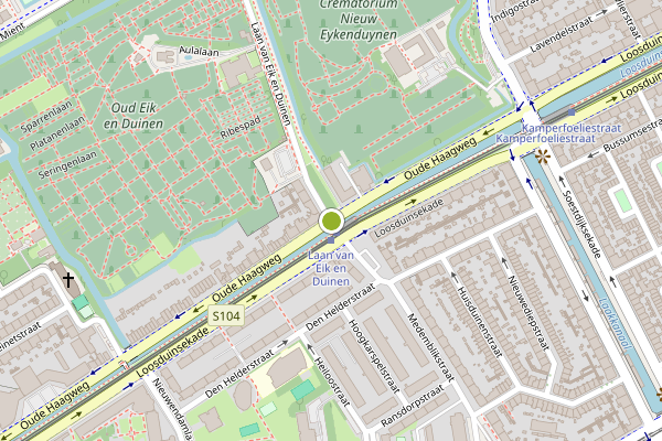 Ambulance-melding op Oude Haagweg, Den Haag op 30 juni, kaart-overzicht