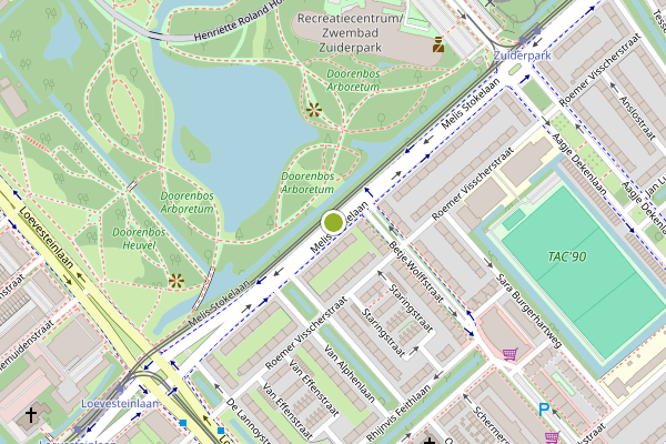 Ambulance-melding op Melis Stokelaan, Den Haag op 30 juni, kaart-overzicht