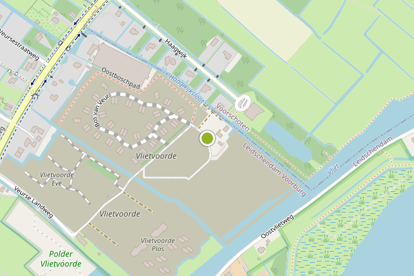 Ambulance-melding op Landgoed Oostbosch, Leidschendam op 7 mei, kaart-overzicht