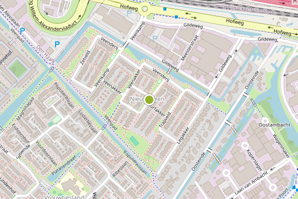 Ambulance-melding op Turfakker, Nootdorp op 30 juni, kaart-overzicht