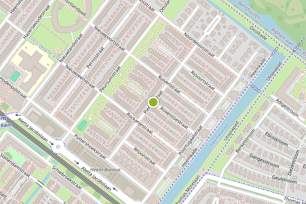 Ambulance-melding op Piershilstraat, Zoetermeer op 7 mei, kaart-overzicht