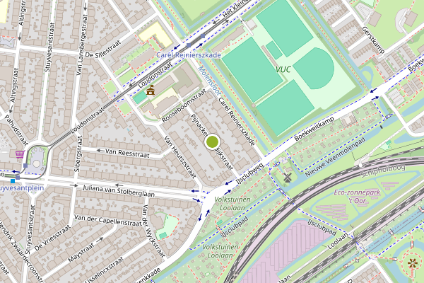 Ambulance-melding op Pijnacker Hordijkstraat, Den Haag op 30 juni, kaart-overzicht