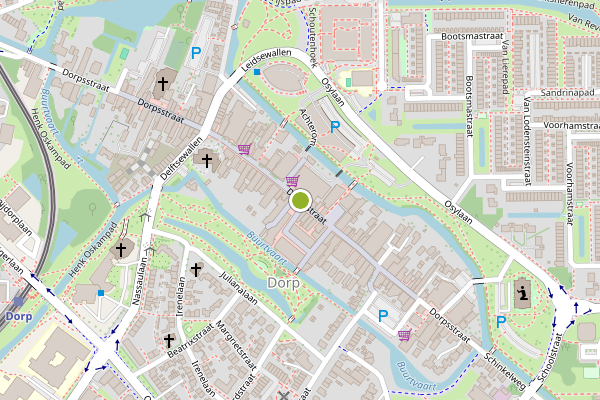 Ambulance-melding op Dorpsstraat, Zoetermeer op 30 juni, kaart-overzicht