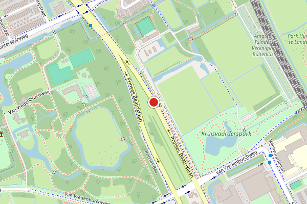 Brandweer-melding op Prinses Beatrixlaan, Rijswijk op 30 juni, kaart-overzicht