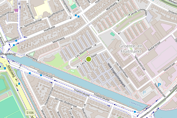 Ambulance-melding op Lau Mazirellaan, Den Haag op 1 juli, kaart-overzicht
