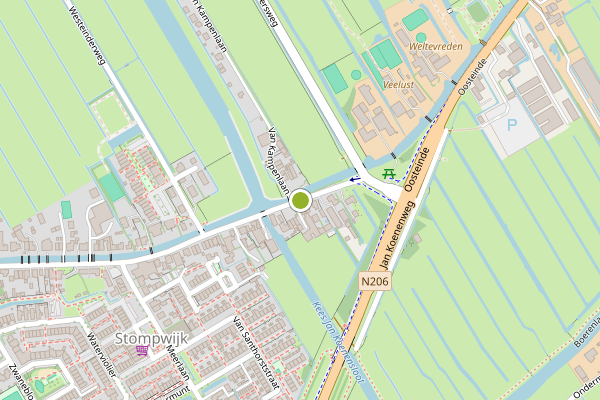Ambulance-melding op Doctor van Noortstraat, Leidschendam op 2 juli, kaart-overzicht