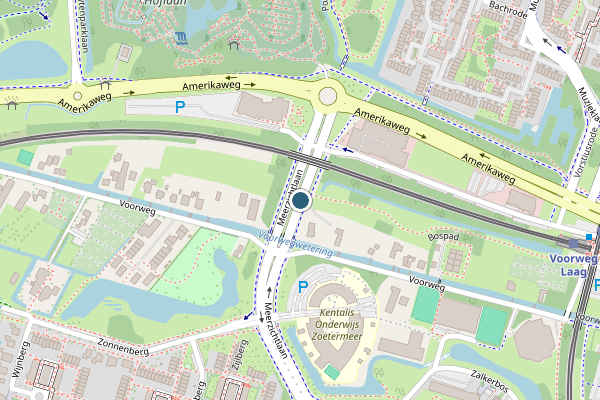 Politie-melding op Meerzichtlaan, Zoetermeer op 1 juli, kaart-overzicht