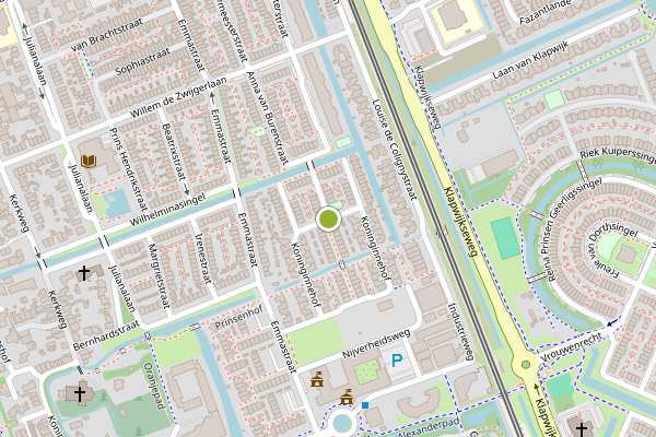 Ambulance-melding op Anna van Saksenstraat, Pijnacker op 1 juli, kaart-overzicht