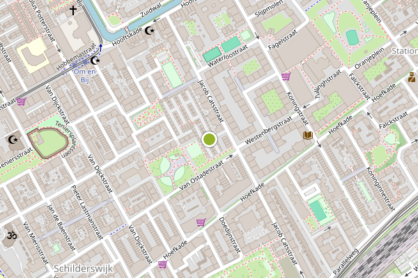 Ambulance-melding op Jacob Catsstraat, Den Haag op 2 juli, kaart-overzicht