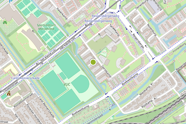 Ambulance-melding op Gerstkamp, Den Haag op 2 juli, kaart-overzicht