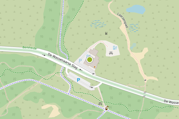 Ambulance-melding op De Wassenaarse Slag, Wassenaar op 2 juli, kaart-overzicht