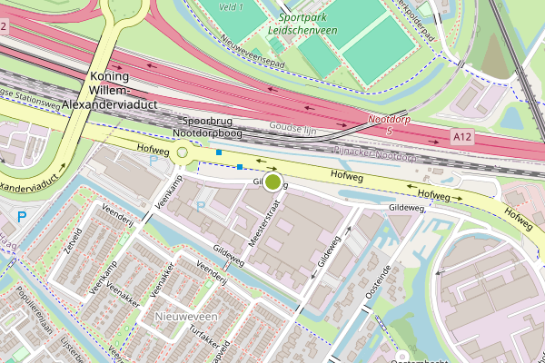 Ambulance-melding op Gildeweg, Nootdorp op 2 juli, kaart-overzicht